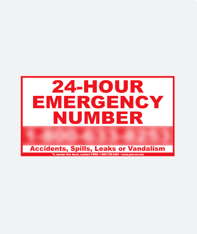 Composite Aluminum Emergency Number Sign